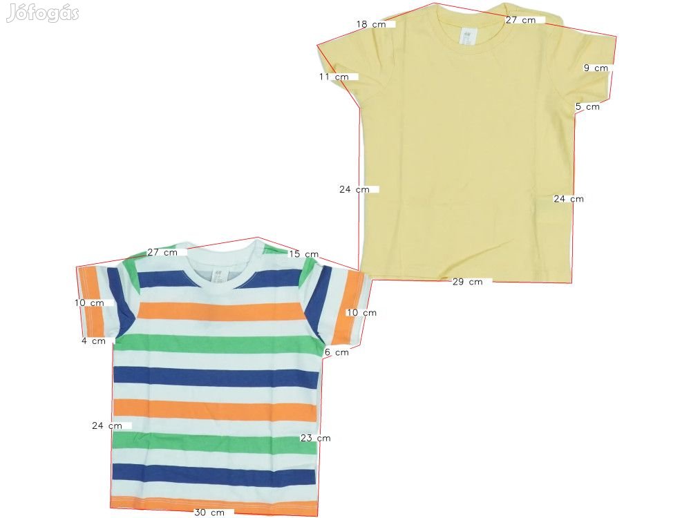 H&M Új (címkés) Fiú Csomag - Pólók (Méret: 92)