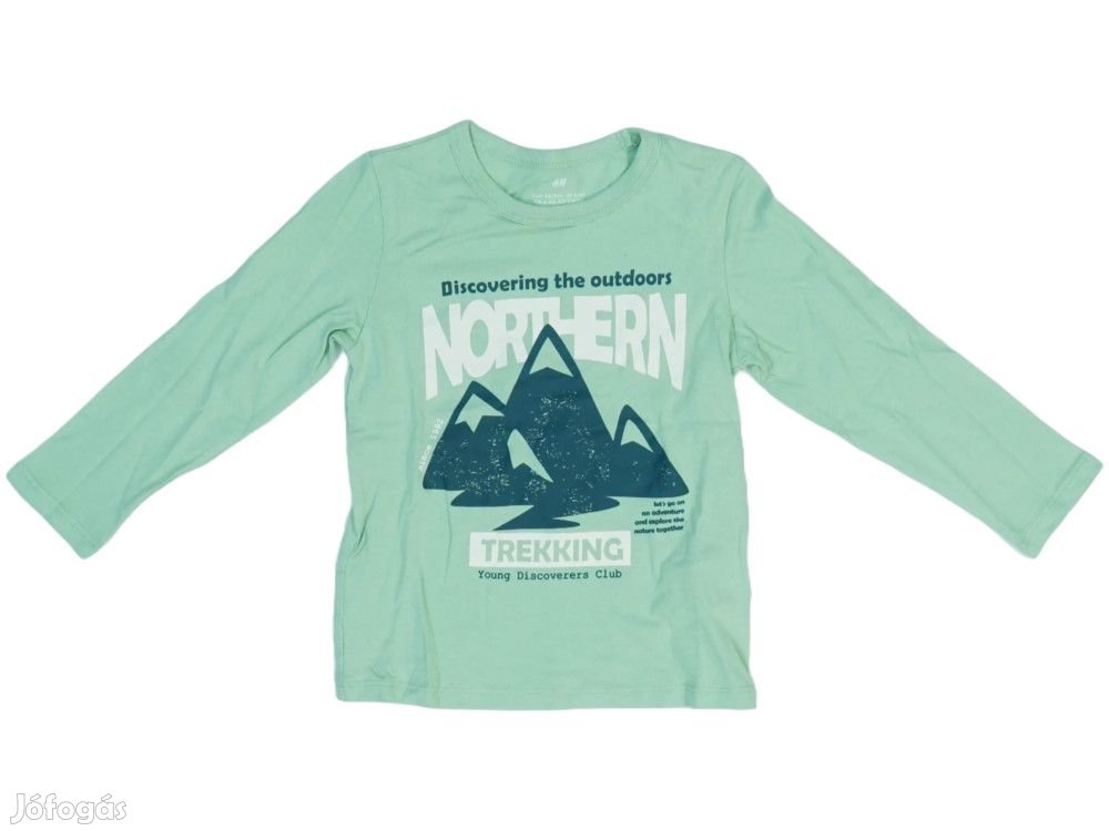 H&M Új (címkés) Fiú Hosszú ujjú felső (Méret: 104)