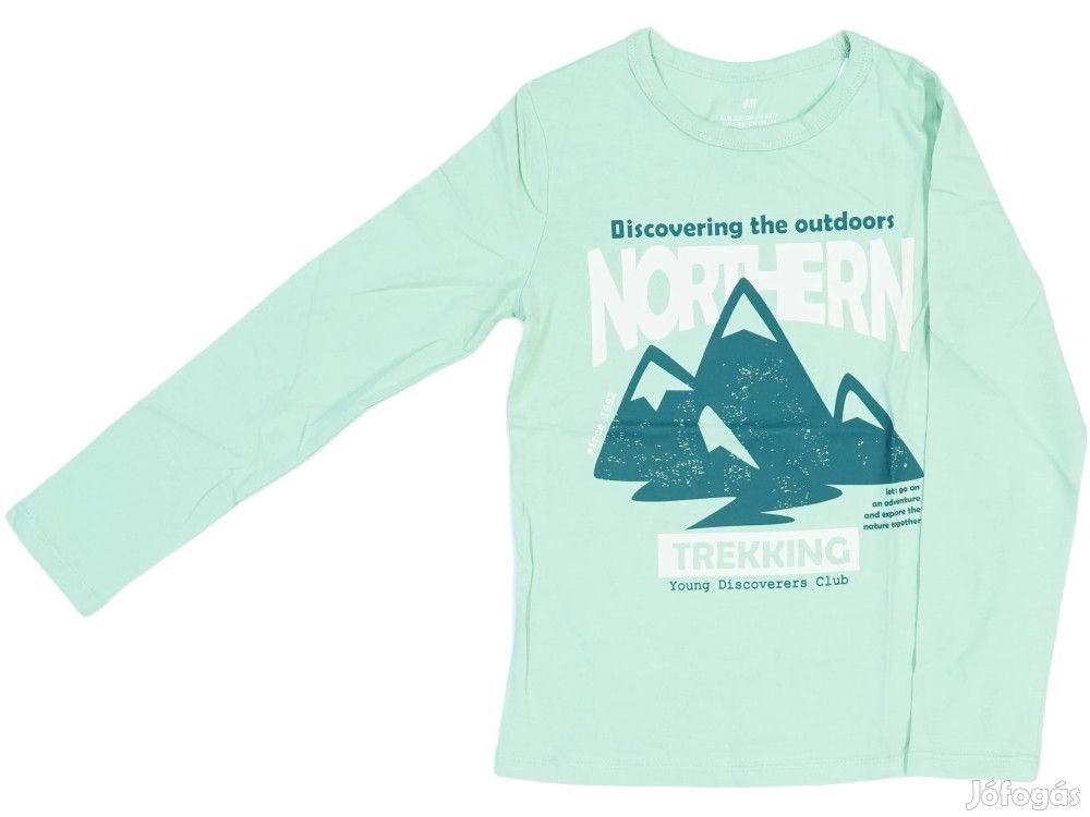 H&M Új (címkés) Fiú Hosszú ujjú felső (Méret: 128)