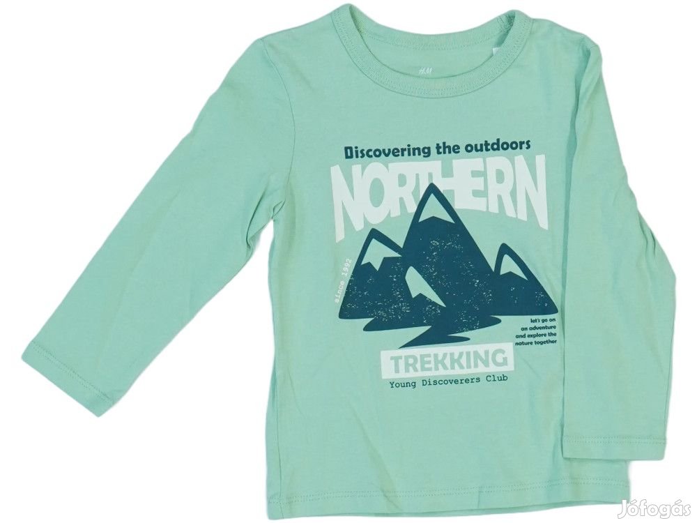 H&M Új (címkés) Fiú Hosszú ujjú felső (Méret: 92)