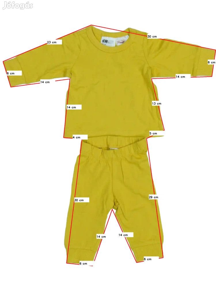 H&M Új (címkés) Fiú Pizsama (Méret: 50)