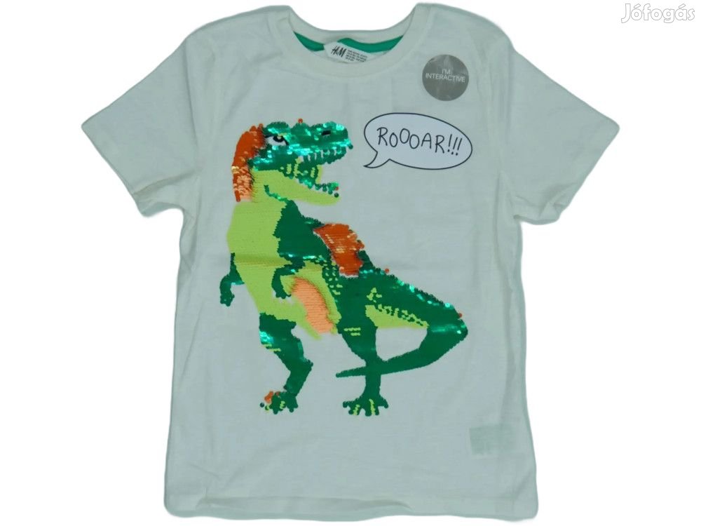 H&M Új (címkés) Fiú Póló (Méret: 140)