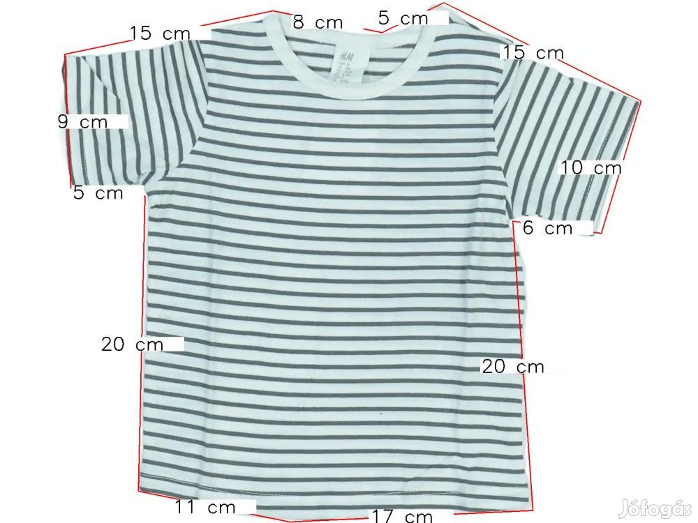 H&M Új (címkés) Fiú Póló (Méret: 74)