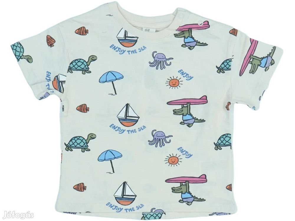 H&M Új (címkés) Fiú Póló (Méret: 86)