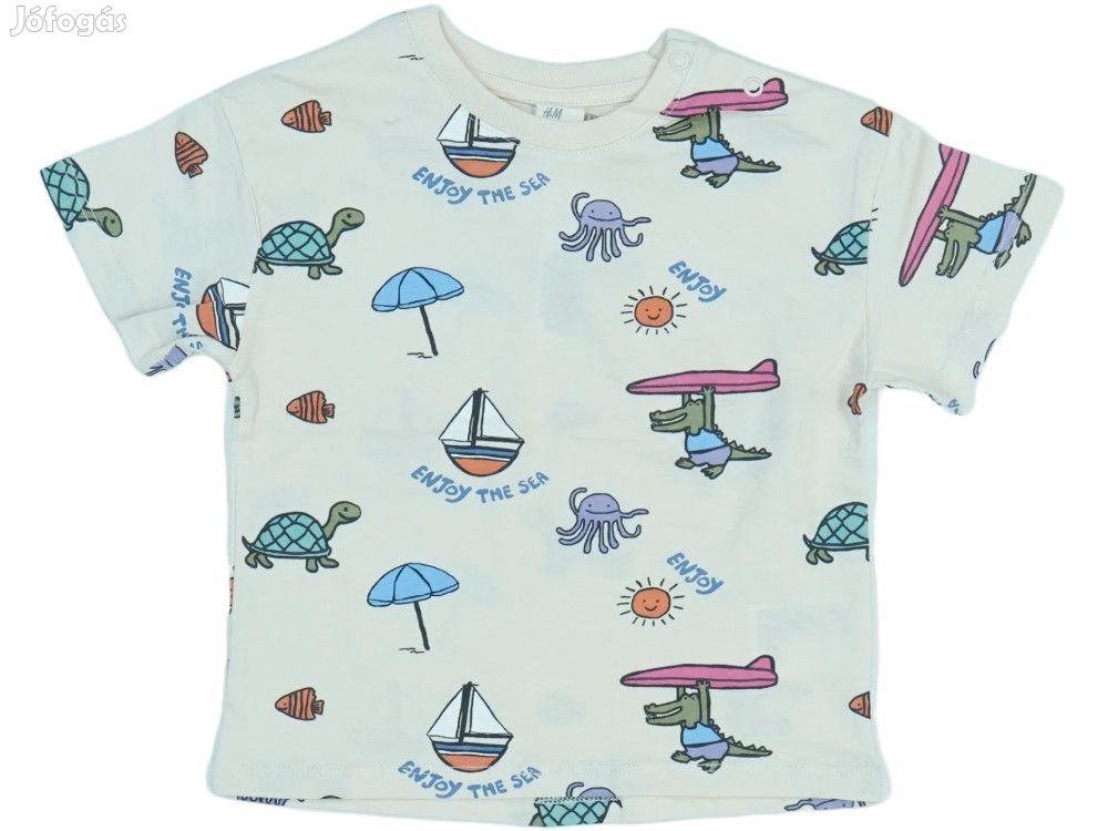 H&M Új (címkés) Fiú Póló (Méret: 86)