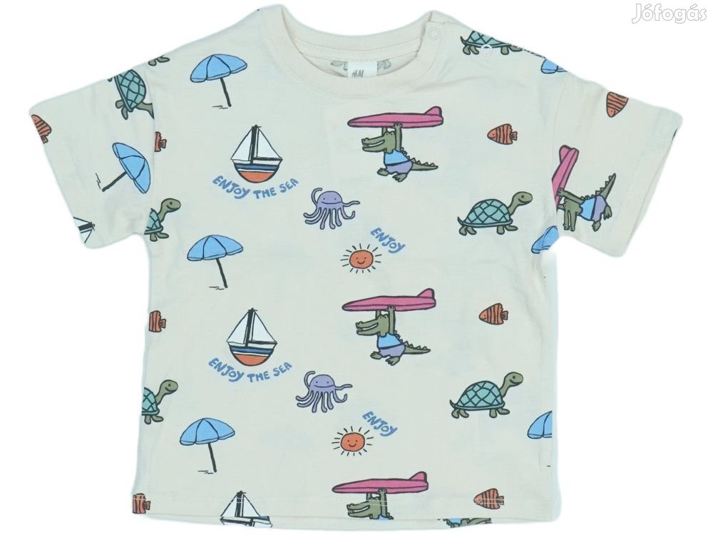 H&M Új (címkés) Fiú Póló (Méret: 92)