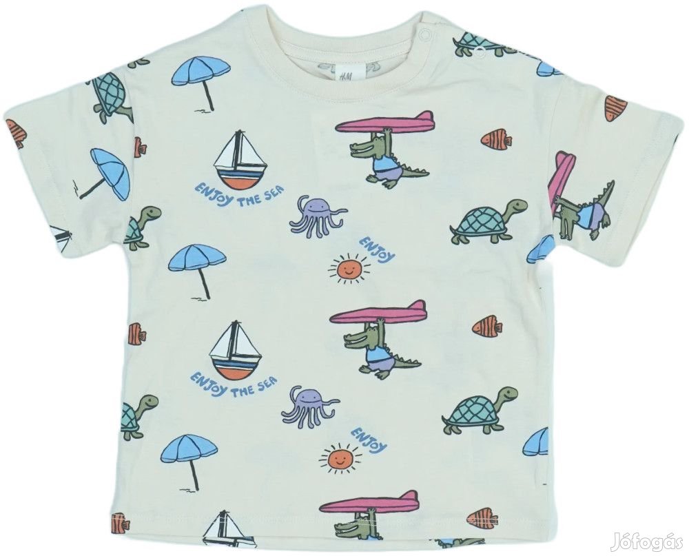 H&M Új (címkés) Fiú Póló (Méret: 92)