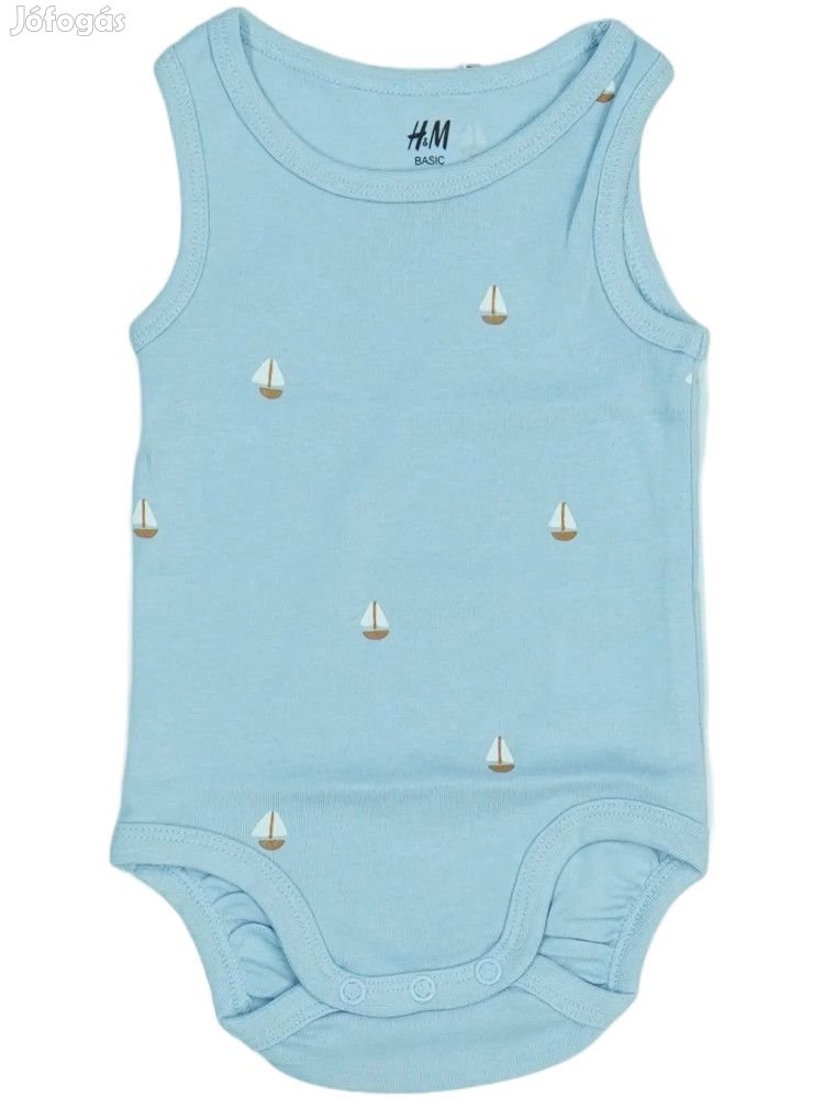 H&M Új (címkés) Fiú Rövid ujjú / ujjatlan body (Méret: 62)