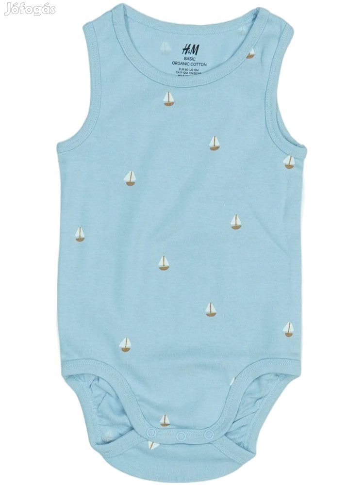 H&M Új (címkés) Fiú Rövid ujjú / ujjatlan body (Méret: 80)