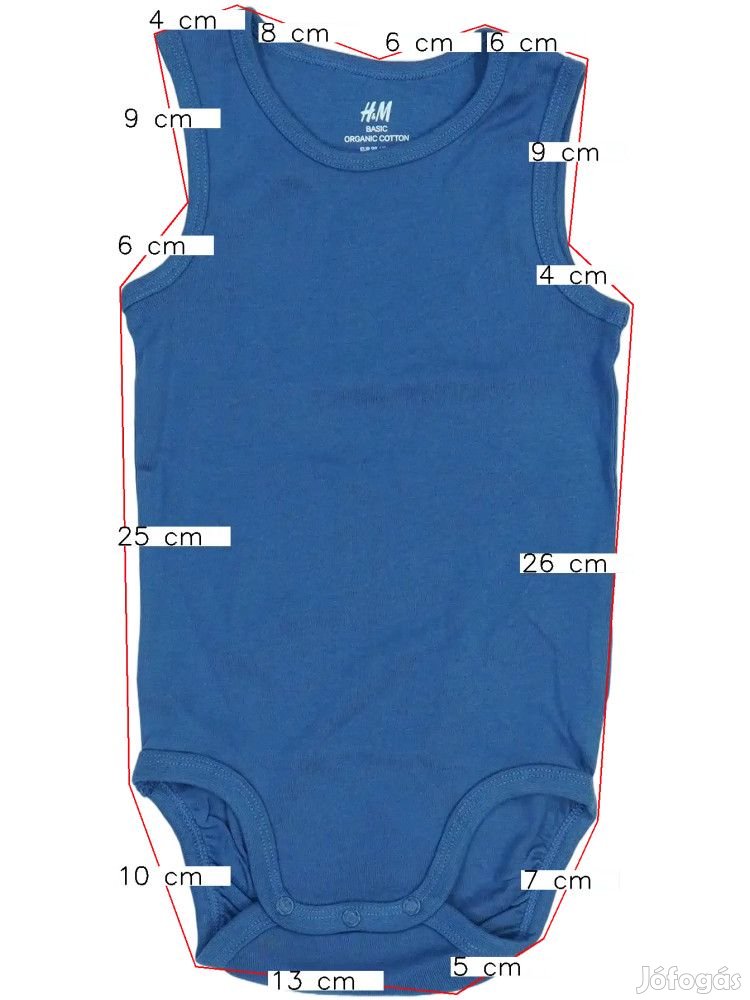 H&M Új (címkés) Fiú Rövid ujjú / ujjatlan body (Méret: 98)