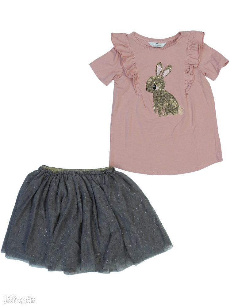 H&M Új (címkés) Lány 2 részes szett - Lányka ruha (Méret: 140)