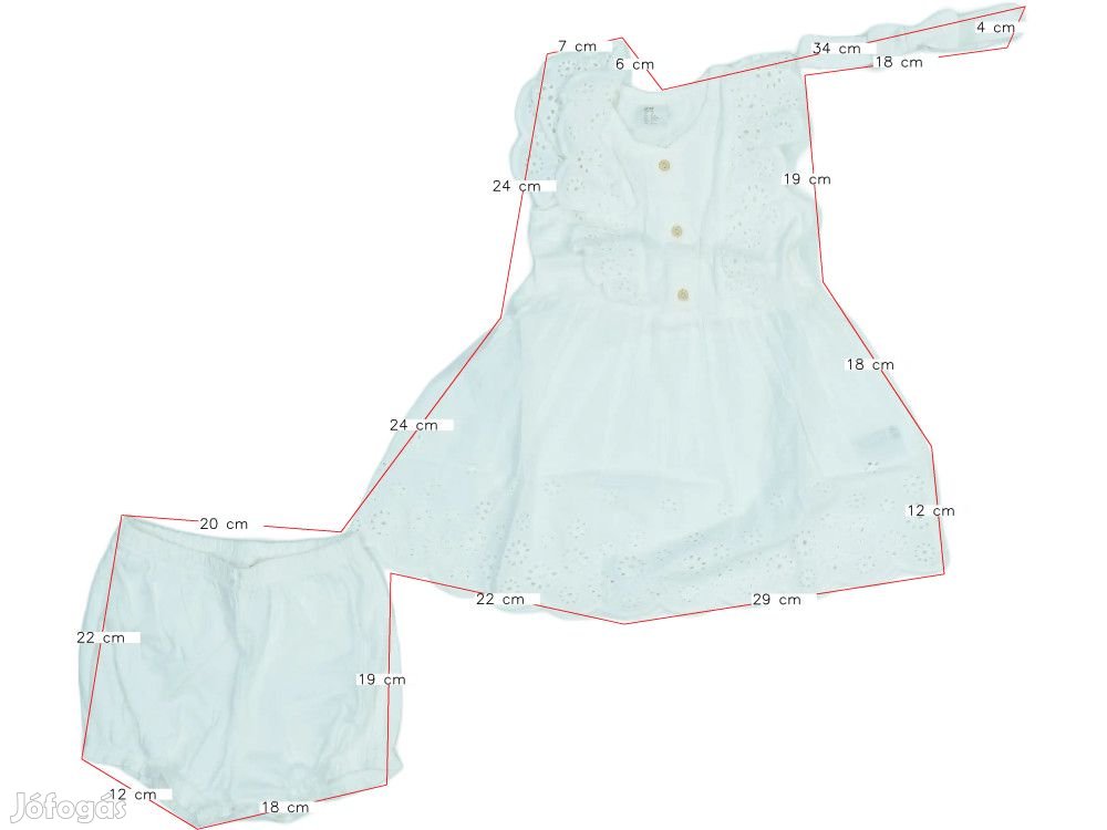 H&M Új (címkés) Lány 3 részes szett - Lányka ruha (Méret: 98)