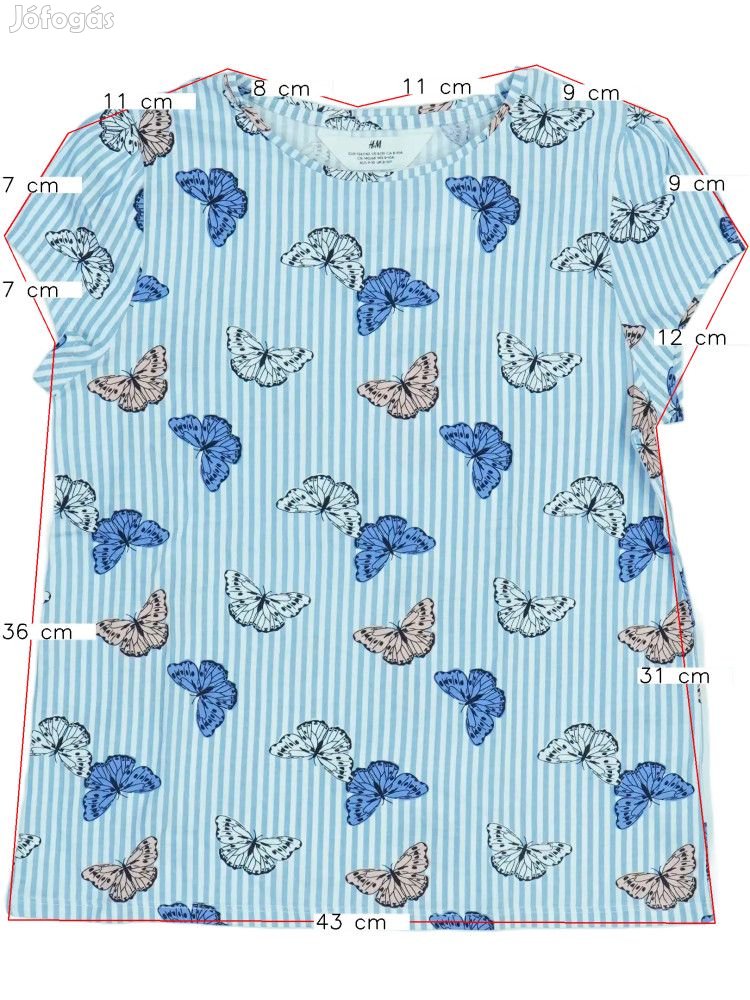 H&M Új (címkés) Lány Blúz (Méret: 140)