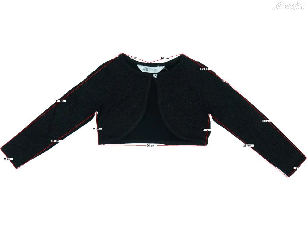 H&M Új (címkés) Lány Bolero (Méret: 104)