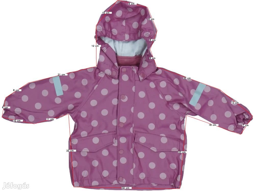 H&M Új (címkés) Lány Esőkabát (Méret: 80)
