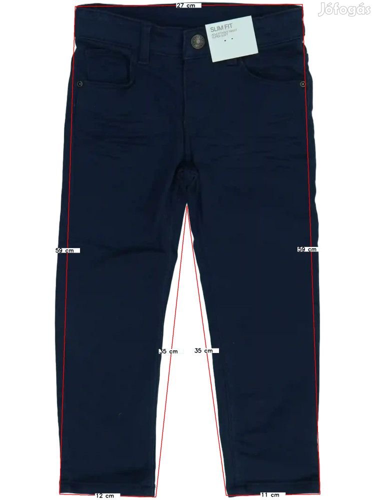 H&M Új (címkés) Lány Farmernadrág (Méret: 104)