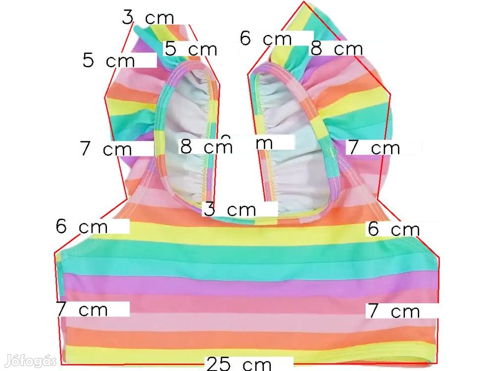 H&M Új (címkés) Lány Fürdőruha (Méret: 116)