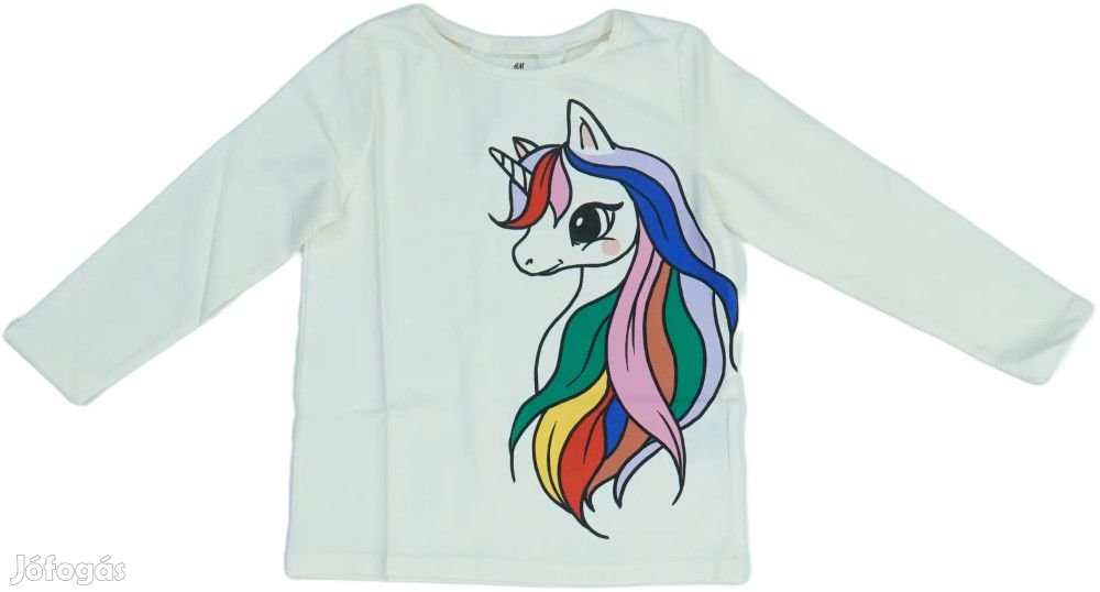 H&M Új (címkés) Lány Hosszú ujjú felső (Méret: 104)