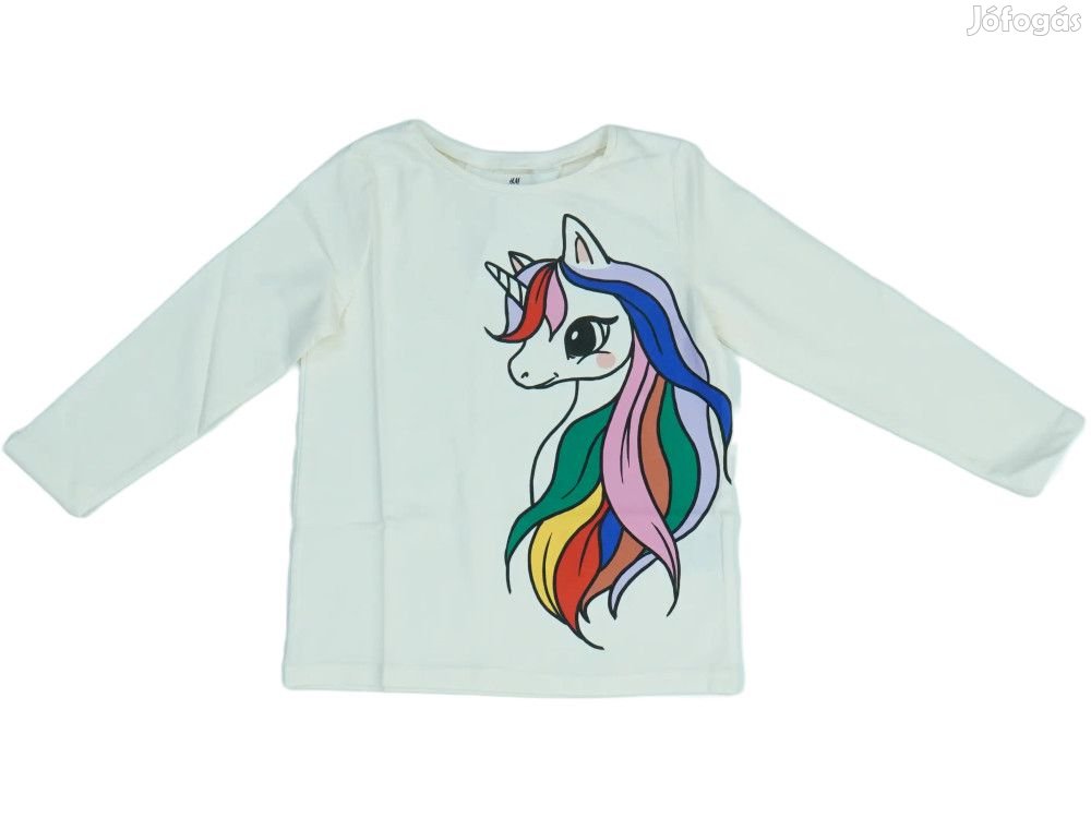 H&M Új (címkés) Lány Hosszú ujjú felső (Méret: 104)