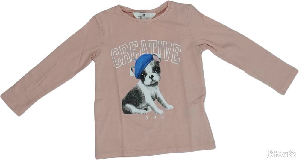 H&M Új (címkés) Lány Hosszú ujjú felső (Méret: 104)