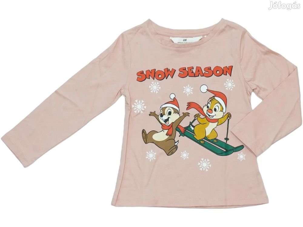 H&M Új (címkés) Lány Hosszú ujjú felső (Méret: 104)