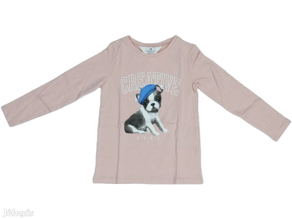 H&M Új (címkés) Lány Hosszú ujjú felső (Méret: 116)