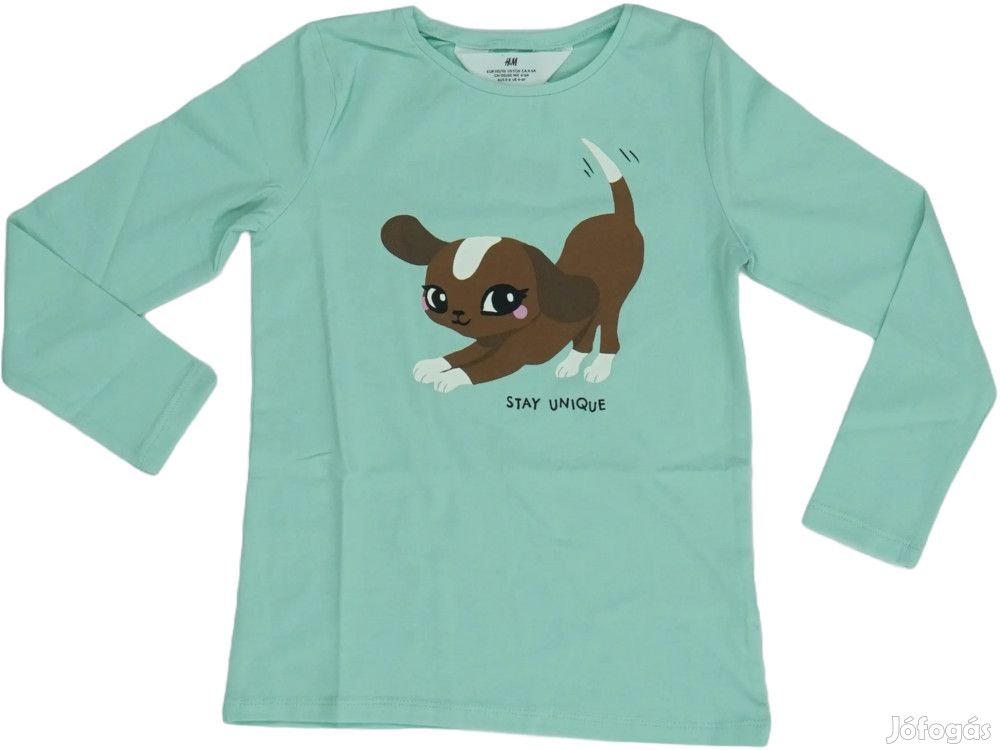 H&M Új (címkés) Lány Hosszú ujjú felső (Méret: 116)