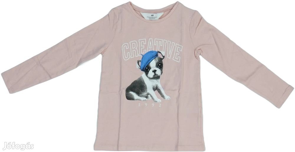 H&M Új (címkés) Lány Hosszú ujjú felső (Méret: 116)