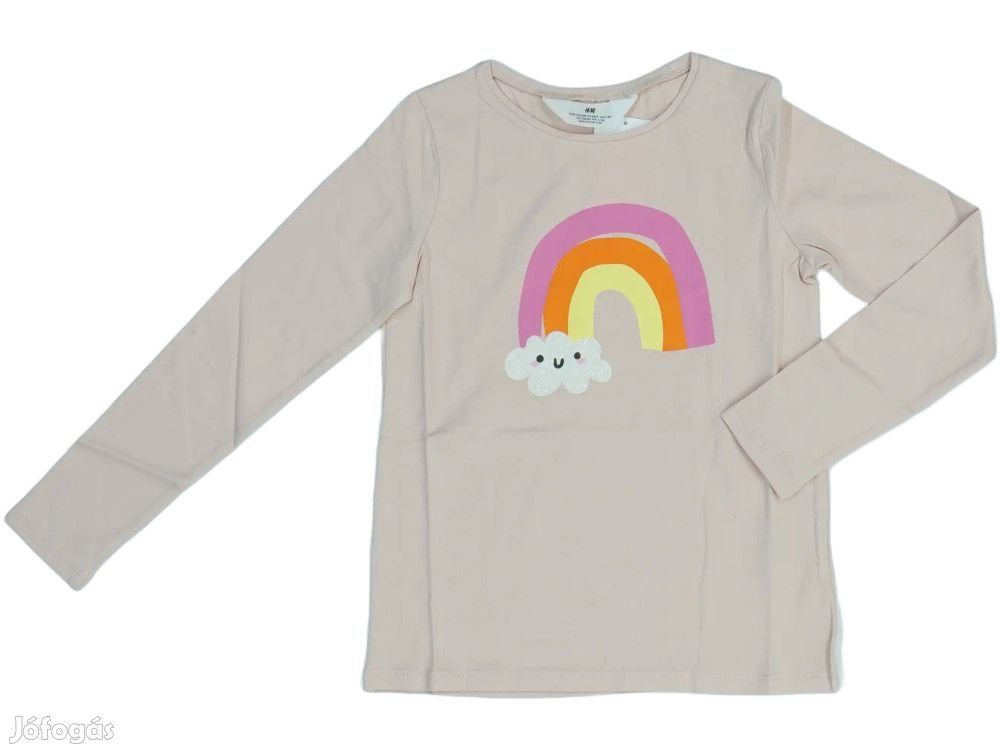 H&M Új (címkés) Lány Hosszú ujjú felső (Méret: 128)