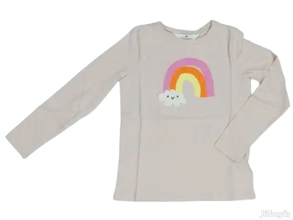 H&M Új (címkés) Lány Hosszú ujjú felső (Méret: 140)