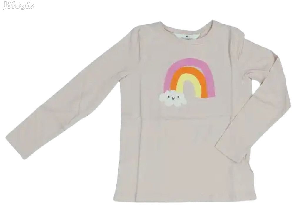 H&M Új (címkés) Lány Hosszú ujjú felső (Méret: 140)