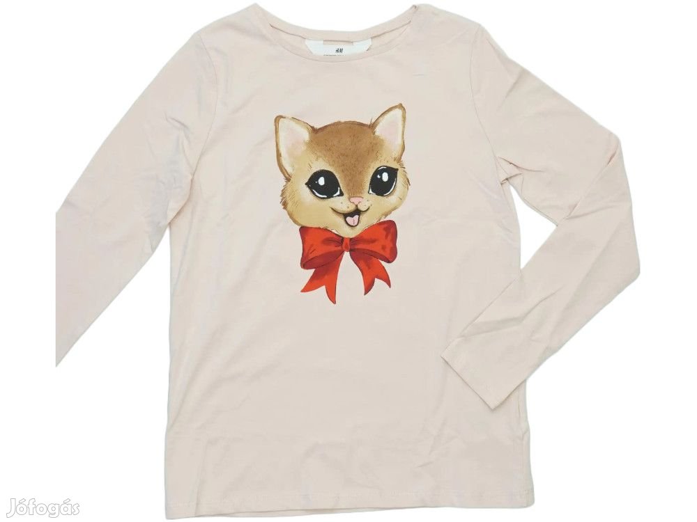 H&M Új (címkés) Lány Hosszú ujjú felső (Méret: 140)