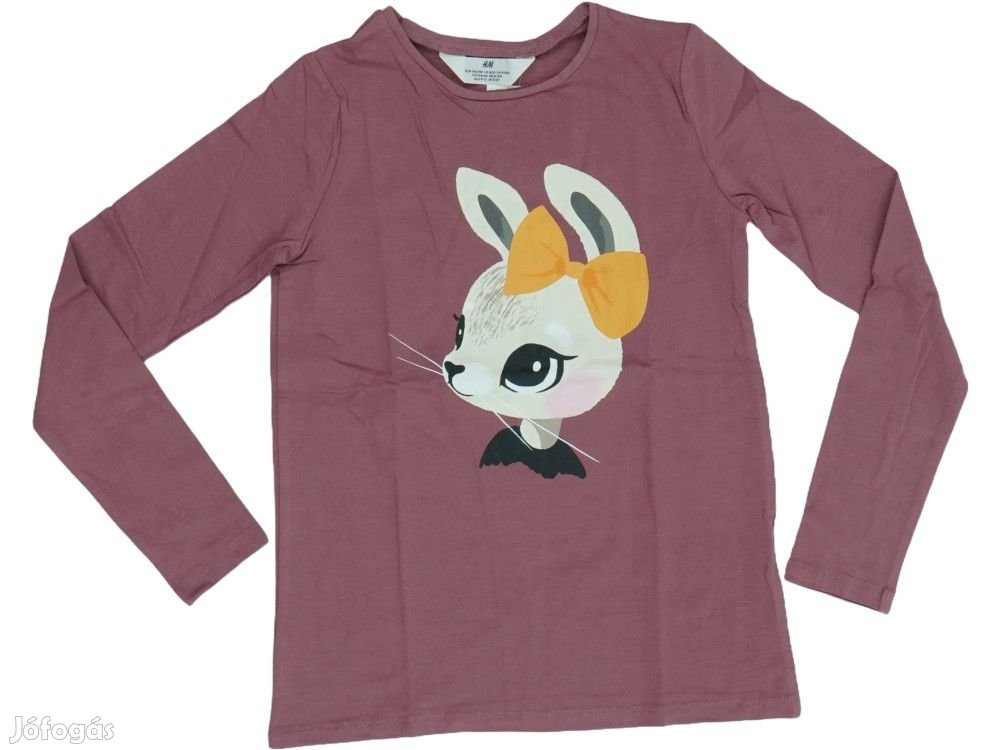 H&M Új (címkés) Lány Hosszú ujjú felső (Méret: 140)