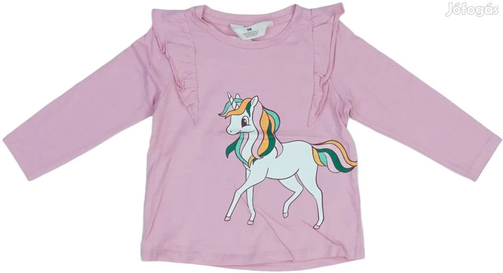 H&M Új (címkés) Lány Hosszú ujjú felső (Méret: 92)