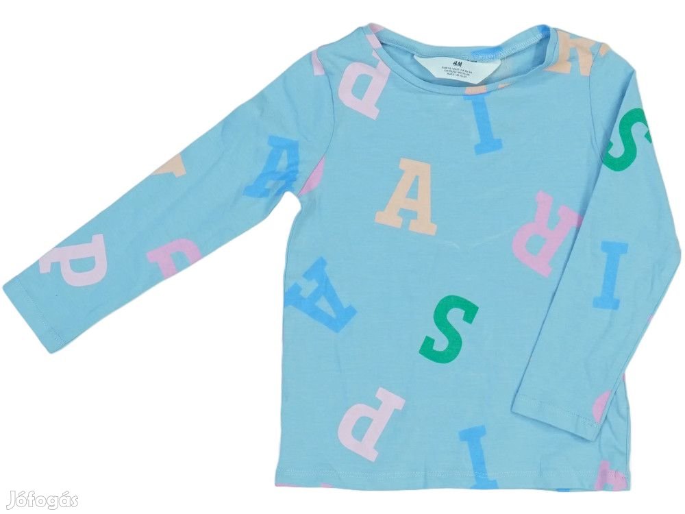 H&M Új (címkés) Lány Hosszú ujjú felső (Méret: 92)