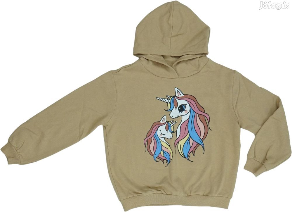 H&M Új (címkés) Lány Kapucnis pulóver (Méret: 140)