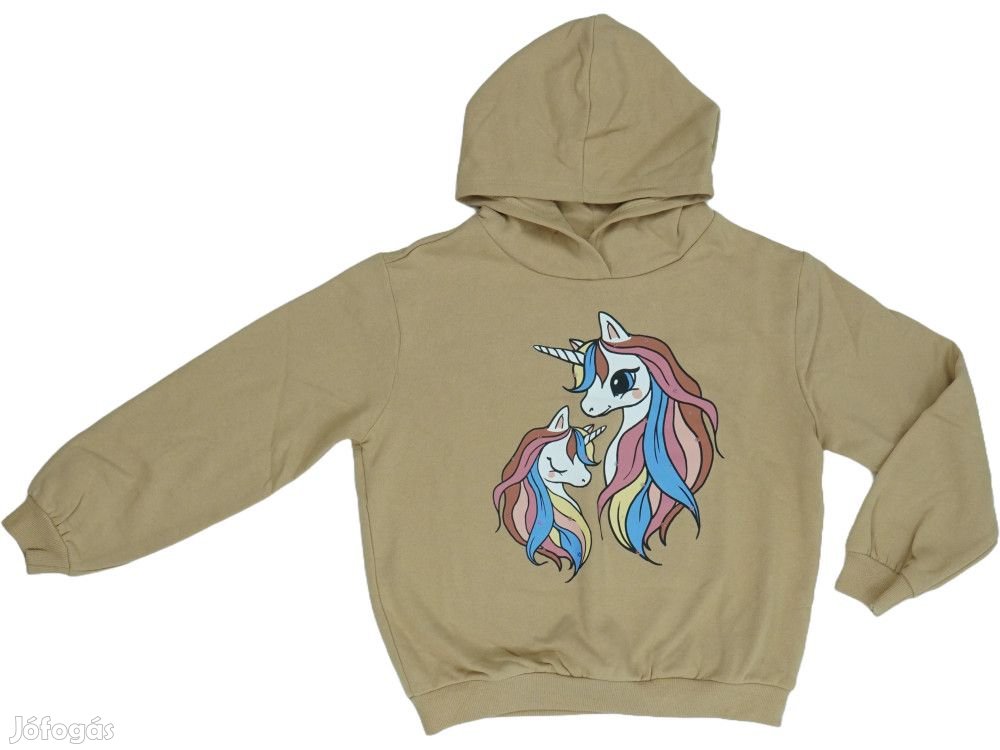 H&M Új (címkés) Lány Kapucnis pulóver (Méret: 140)