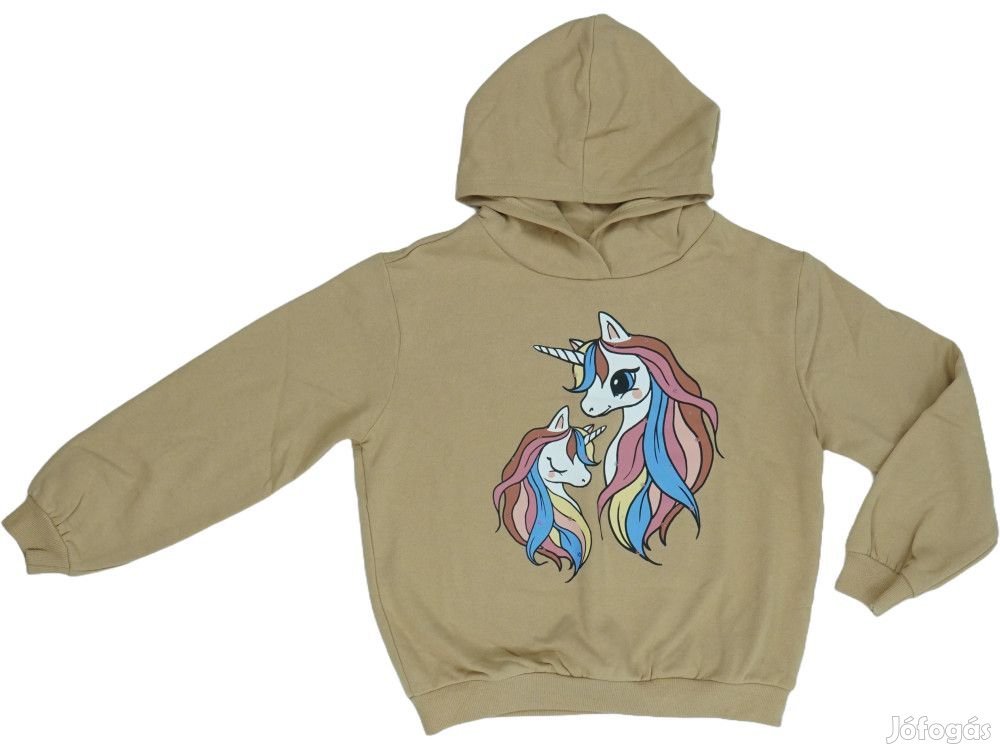 H&M Új (címkés) Lány Kapucnis pulóver (Méret: 140)