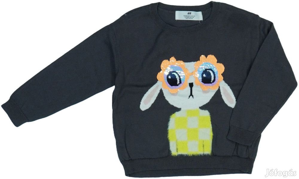 H&M Új (címkés) Lány Kötött pulcsi (Méret: 104)