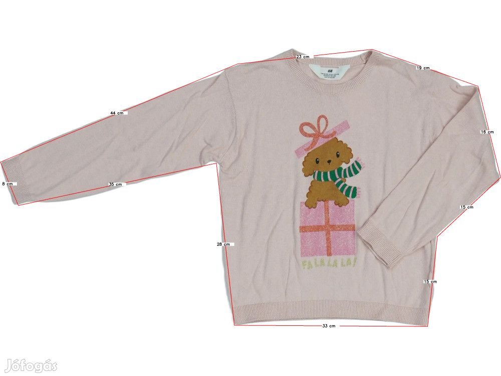 H&M Új (címkés) Lány Kötött pulcsi (Méret: 128)