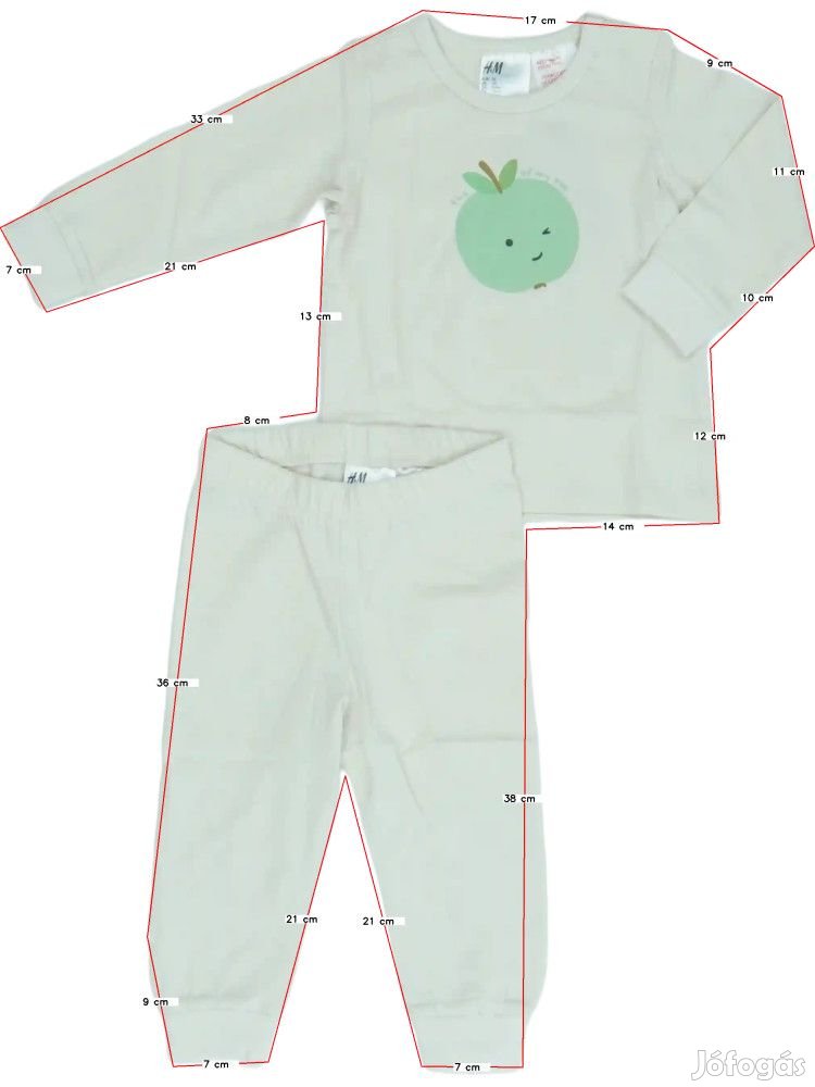 H&M Új (címkés) Lány Pizsama (Méret: 74)