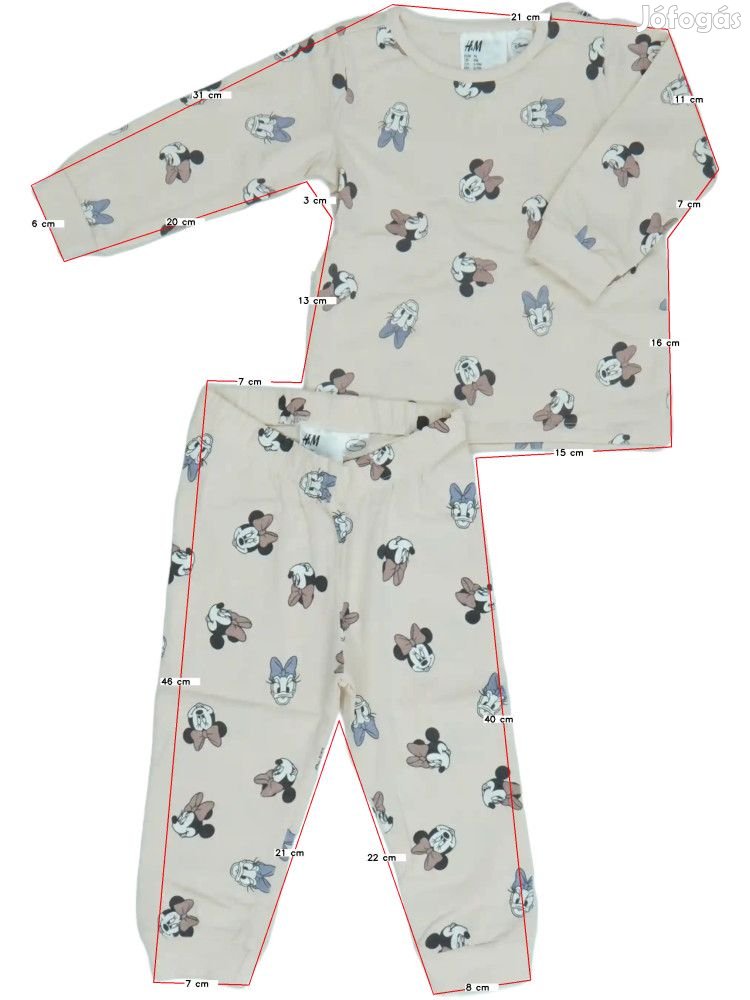 H&M Új (címkés) Lány Pizsama (Méret: 74)