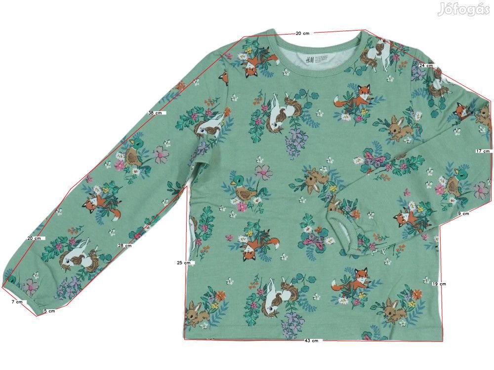 H&M Új (címkés) Lány Pulóver (Méret: 140)