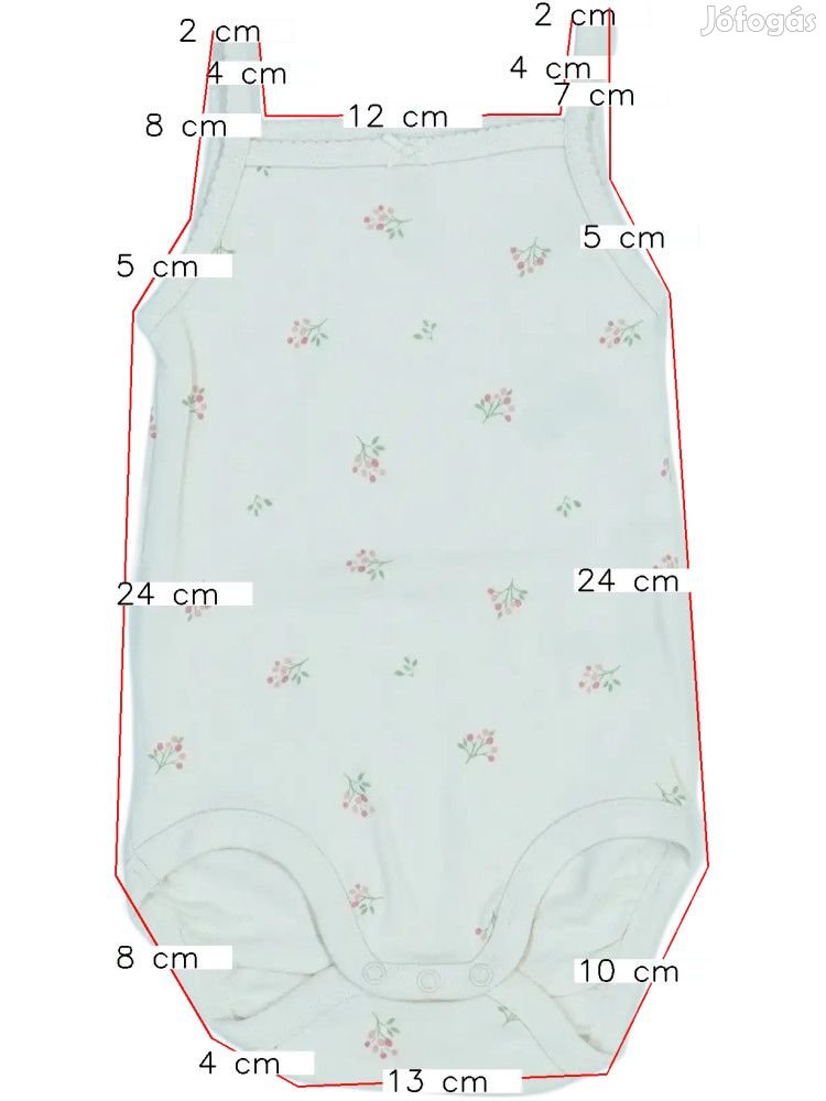 H&M Új (címkés) Lány Rövid ujjú / ujjatlan body (Méret: 86)