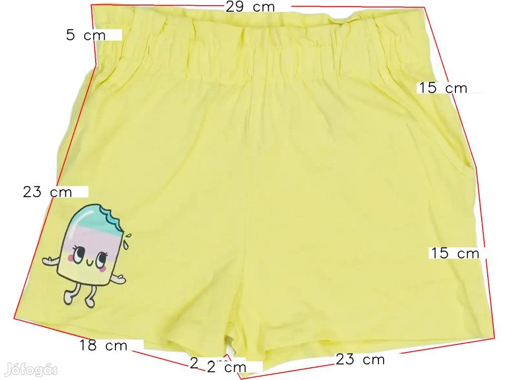 H&M Új (címkés) Lány Rövidnadrág (Méret: 134)