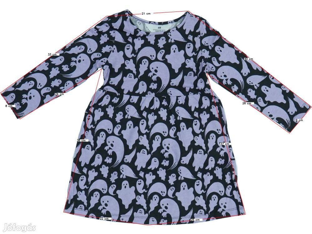 H&M Új (címkés) Lány Ruha (Méret: 104)