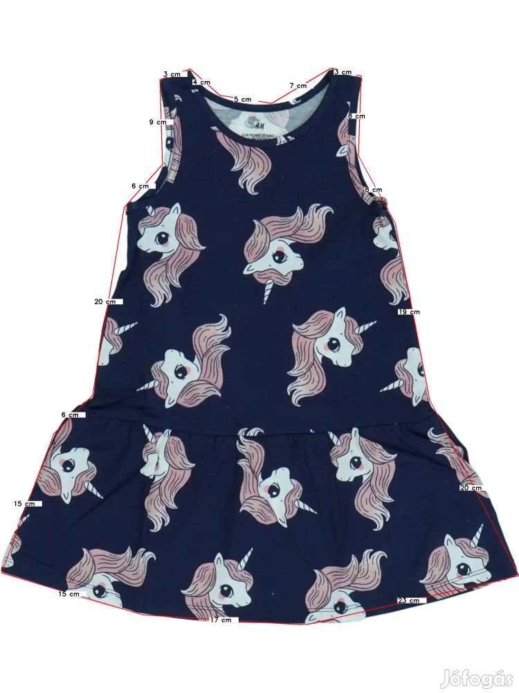 H&M Új (címkés) Lány Ruha (Méret: 104)