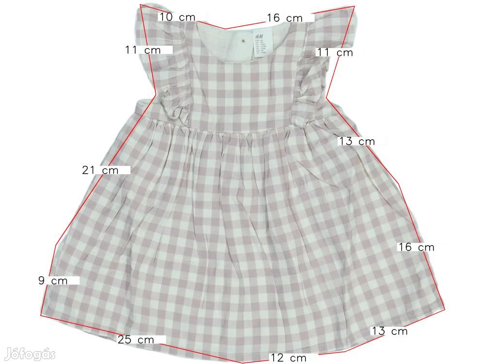 H&M Új (címkés) Lány Ruha (Méret: 68)