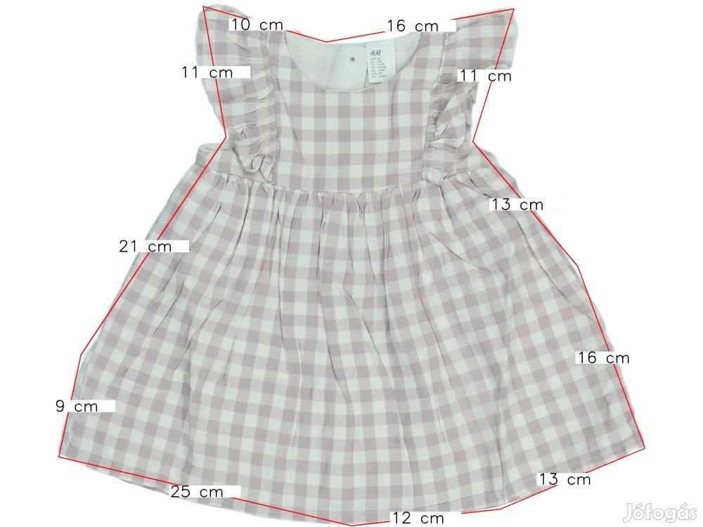 H&M Új (címkés) Lány Ruha (Méret: 68)