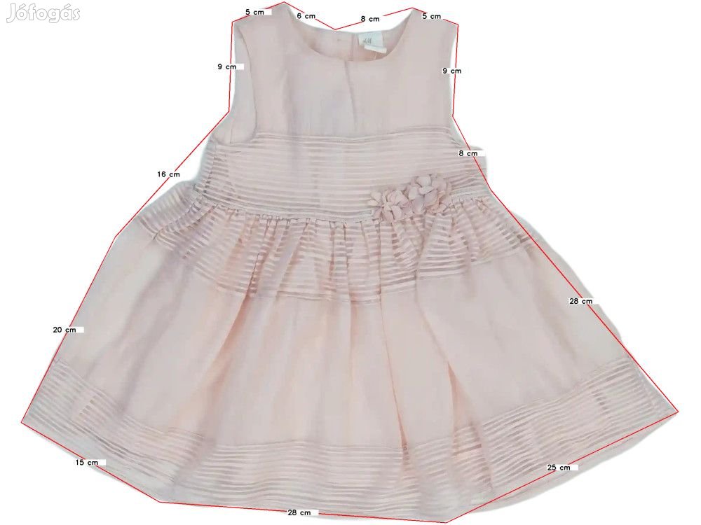 H&M Új (címkés) Lány Ruha (Méret: 86)